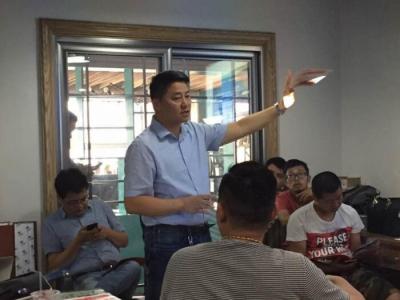 艺彩PA旗舰厅官网瓷砖粘结剂走进鹏宇设计